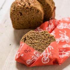 Toddler pumpkin and banana bread for breakfast or snack.