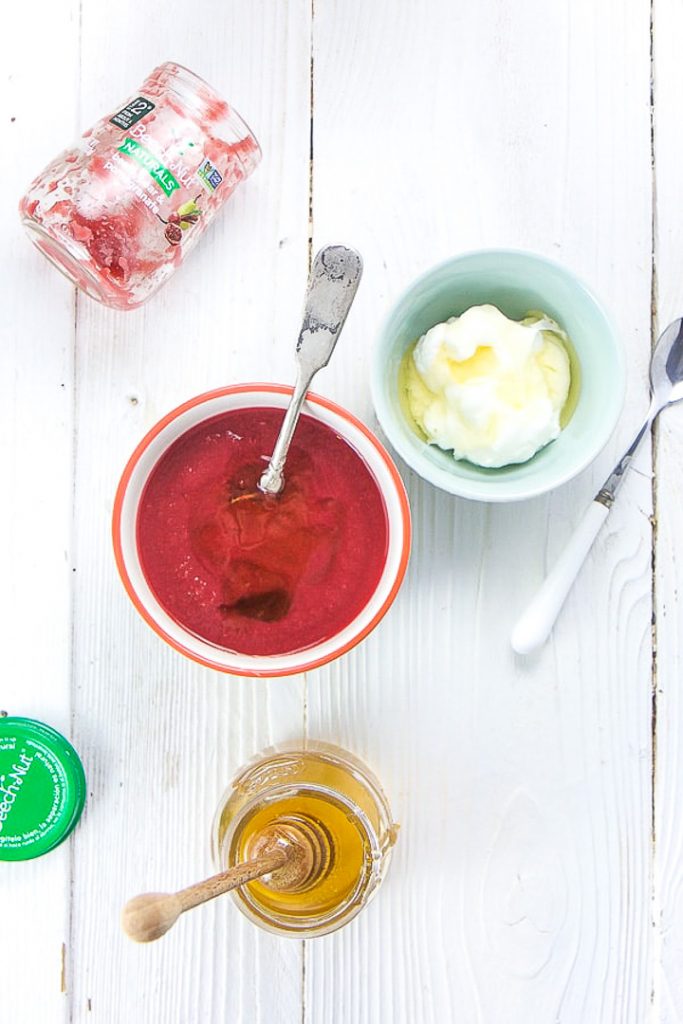 spread of making baby food.