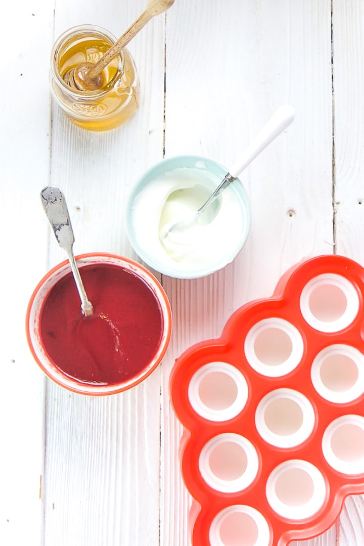 spread of making baby food.