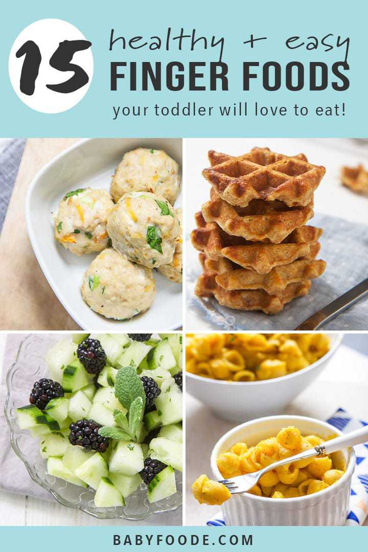 Grid of healthy finger food meals
