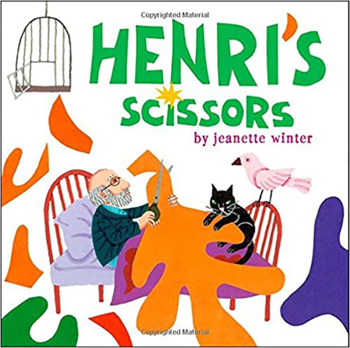 Henti's Scissors - best art book for toddlers