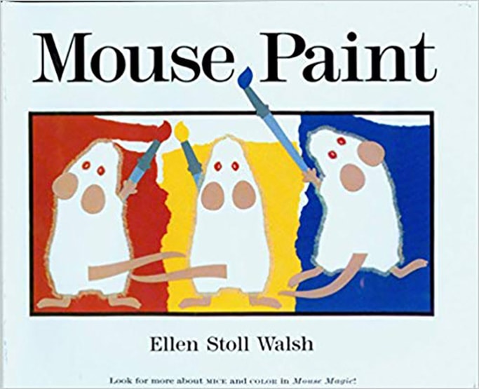 mouse paint book for best art books for baby and toddler.