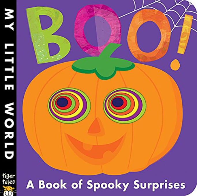Boo! Halloween book for baby and toddler.