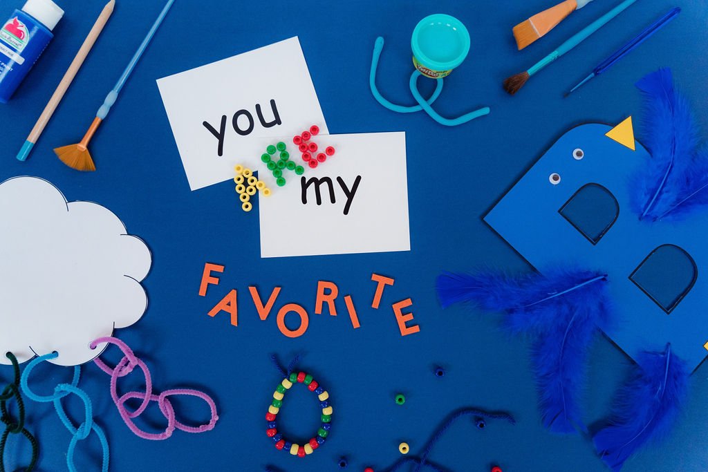 learning supplies that are included in a subscription box.