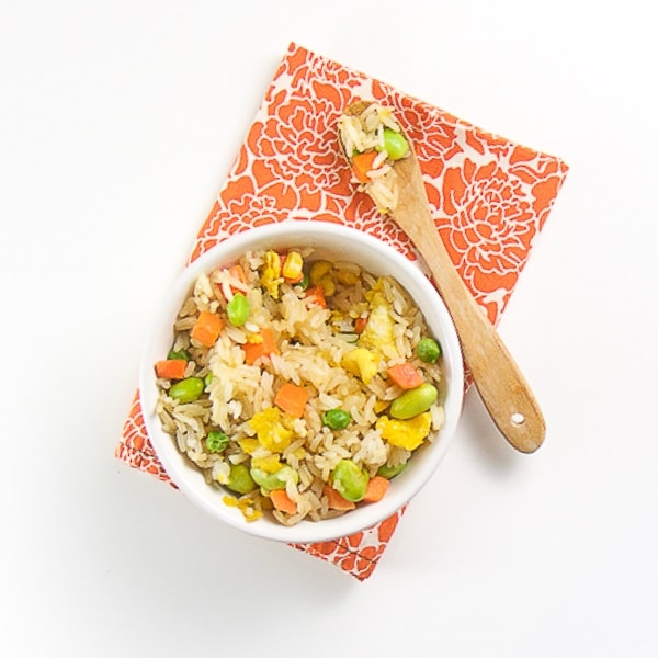 healthy fried rice for baby led weaning