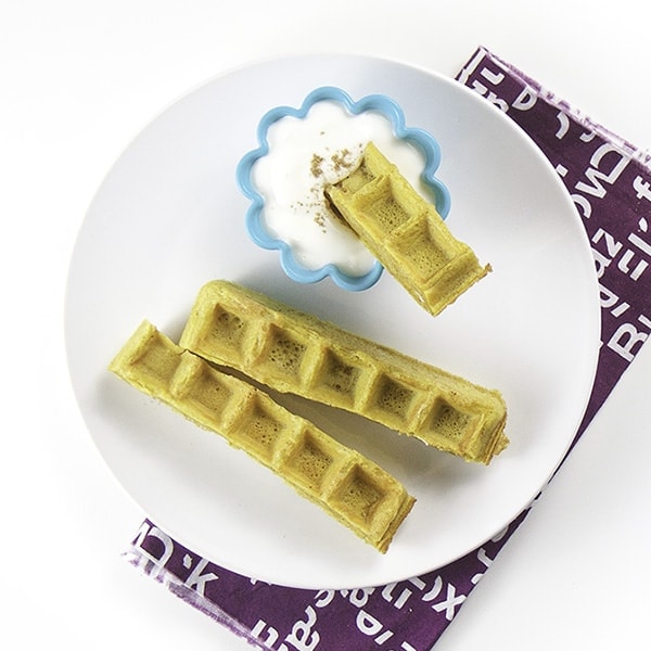 waffles dippers for baby led weaning - a great recipe.