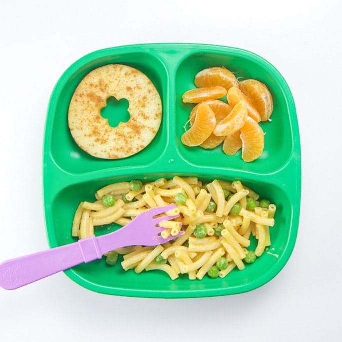 toddler lunch - Mac and cheese