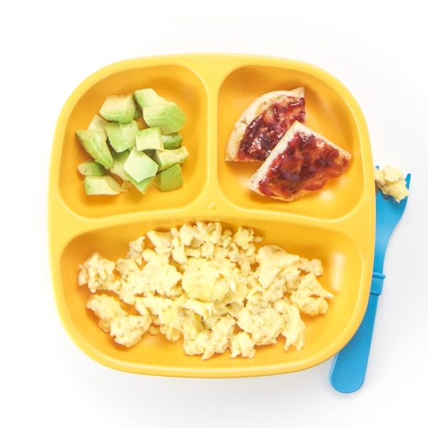 hidden veggie scrambled eggs