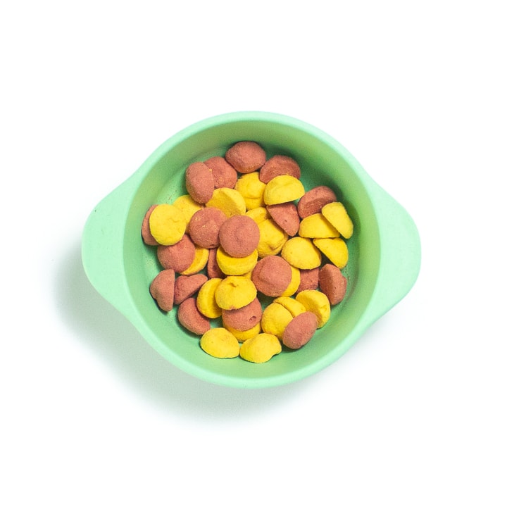 Baby melts in a small bowl.