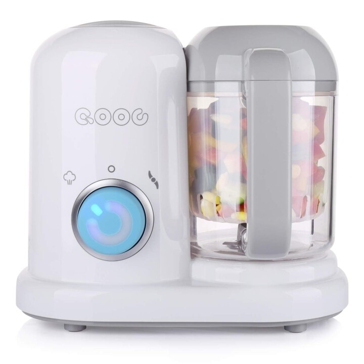 white baby food maker
