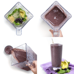 Pregnancy smoothie in a step by step glance on how to make it.